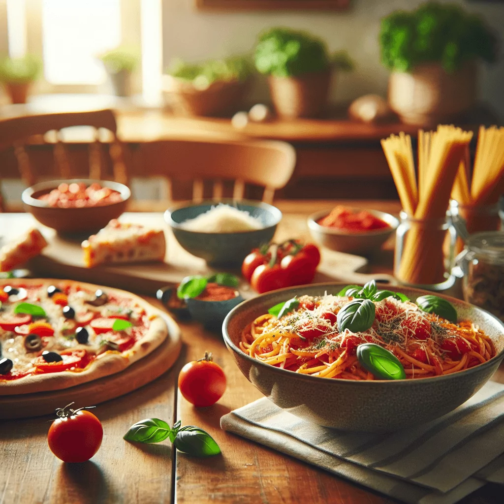 Home-cooked Pasta and Pizza