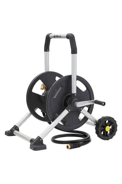 Best Gardening Tools in 2024 Gorilla Aluminum Zero Rust Premium Mobile Hose Reel