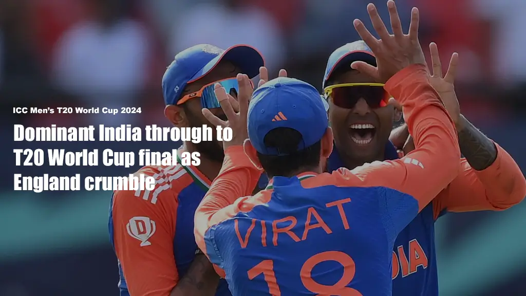 ICC T20 World Cup - India into the final