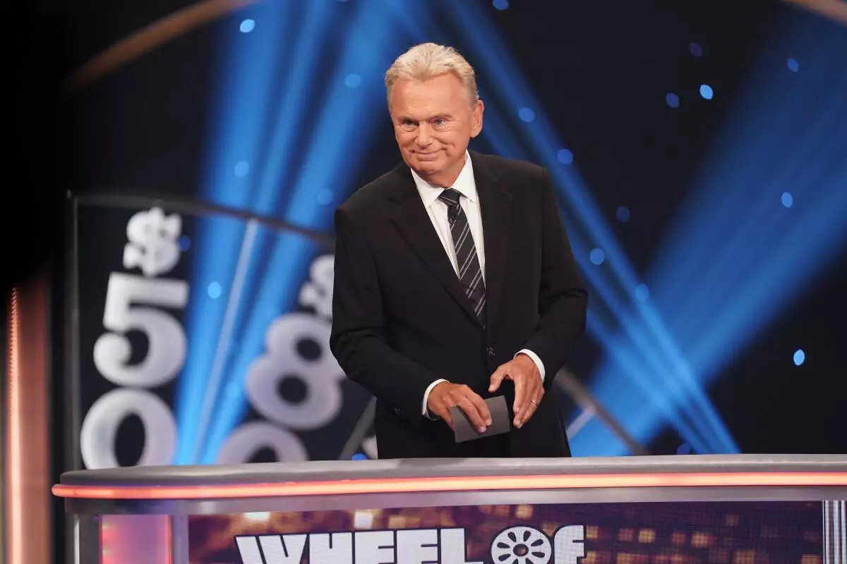 Pat Sajak will host his last “Wheel of Fortune” episode, the Season 41 finale, at 7:30 p.m. Friday. The syndicated show airs locally on KABC-7. (Christopher Willard / ABC via Getty Images)