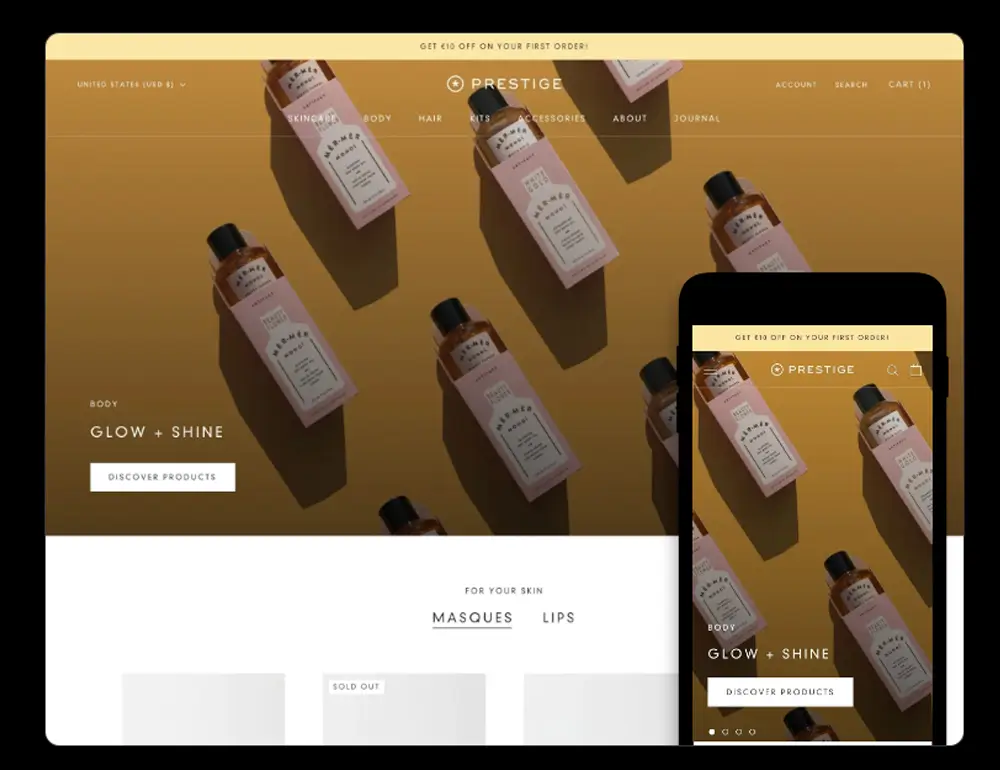 Shopify Theme - Get Prestige