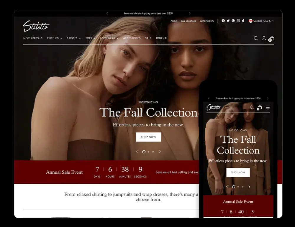 Shopify Theme - Get Stiletto